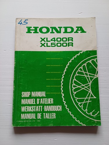 Honda 400 xl 500 - xl,