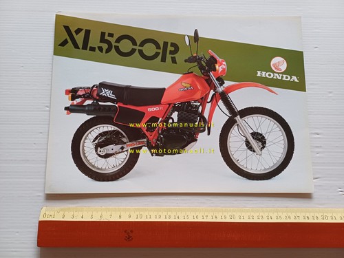 Honda 500 1982 depliant - xl,